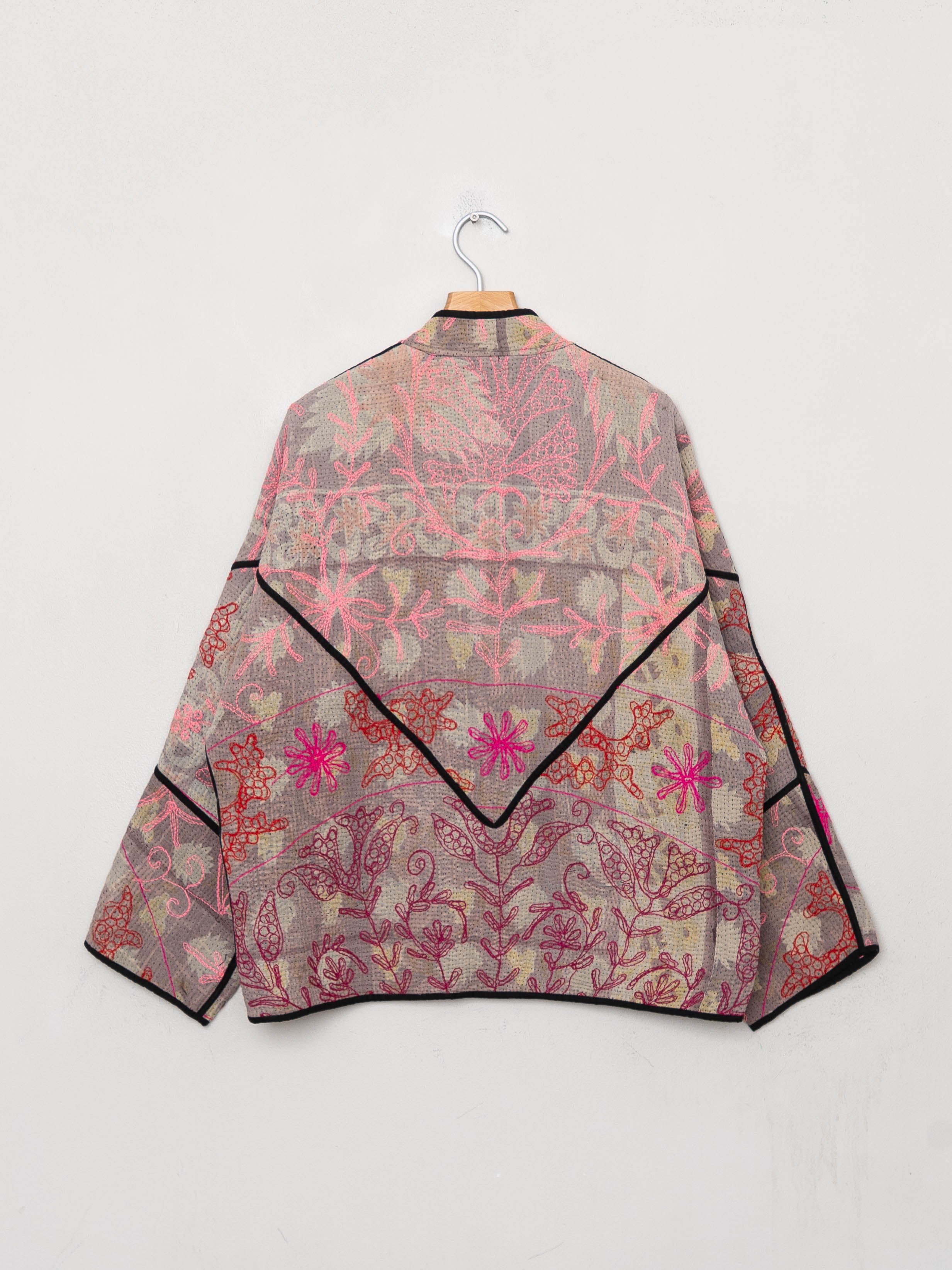 The Ladhiya Suzani Quilted Kantha Jacket