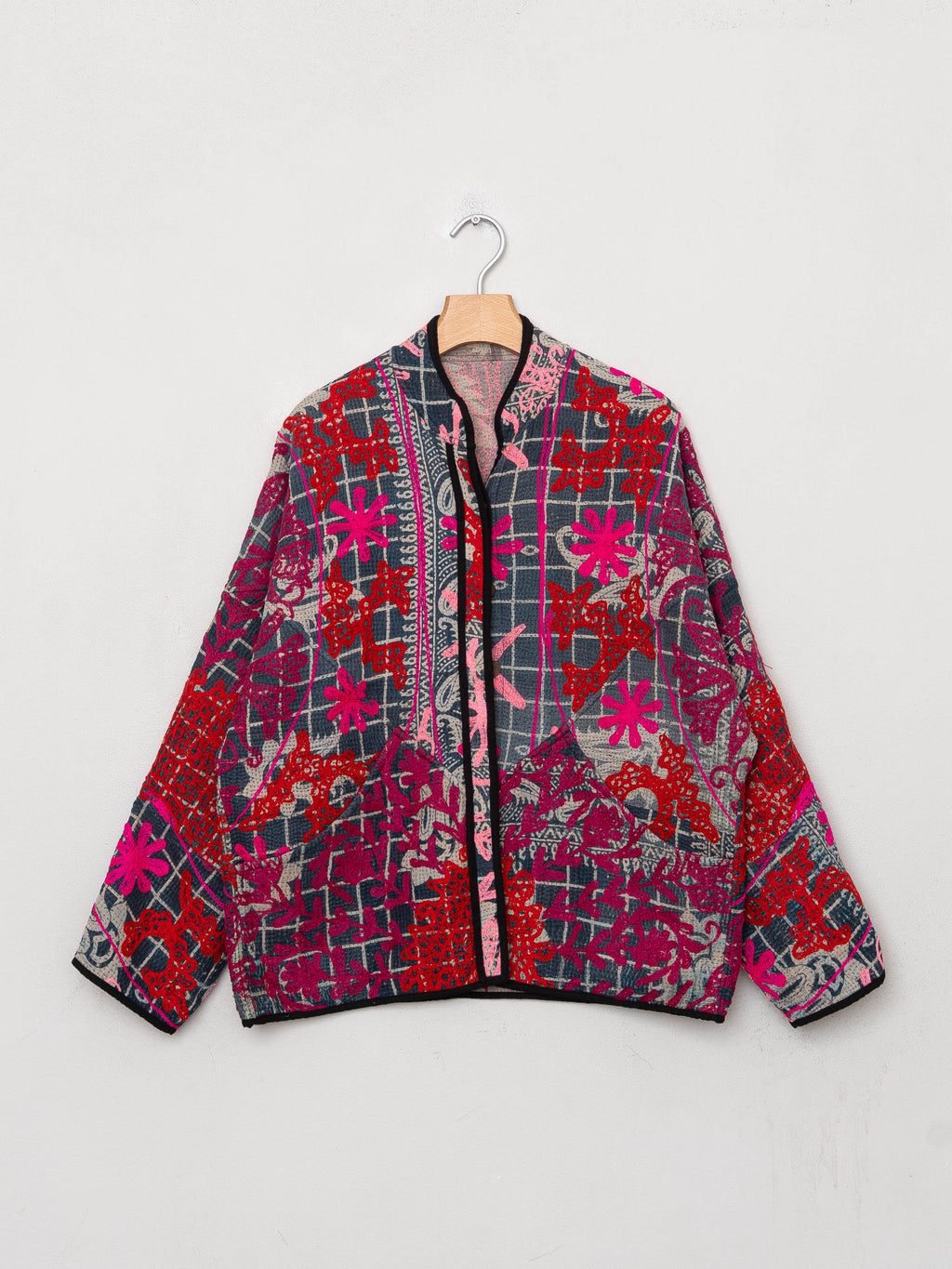 The Ladhiya Suzani Quilted Kantha Jacket