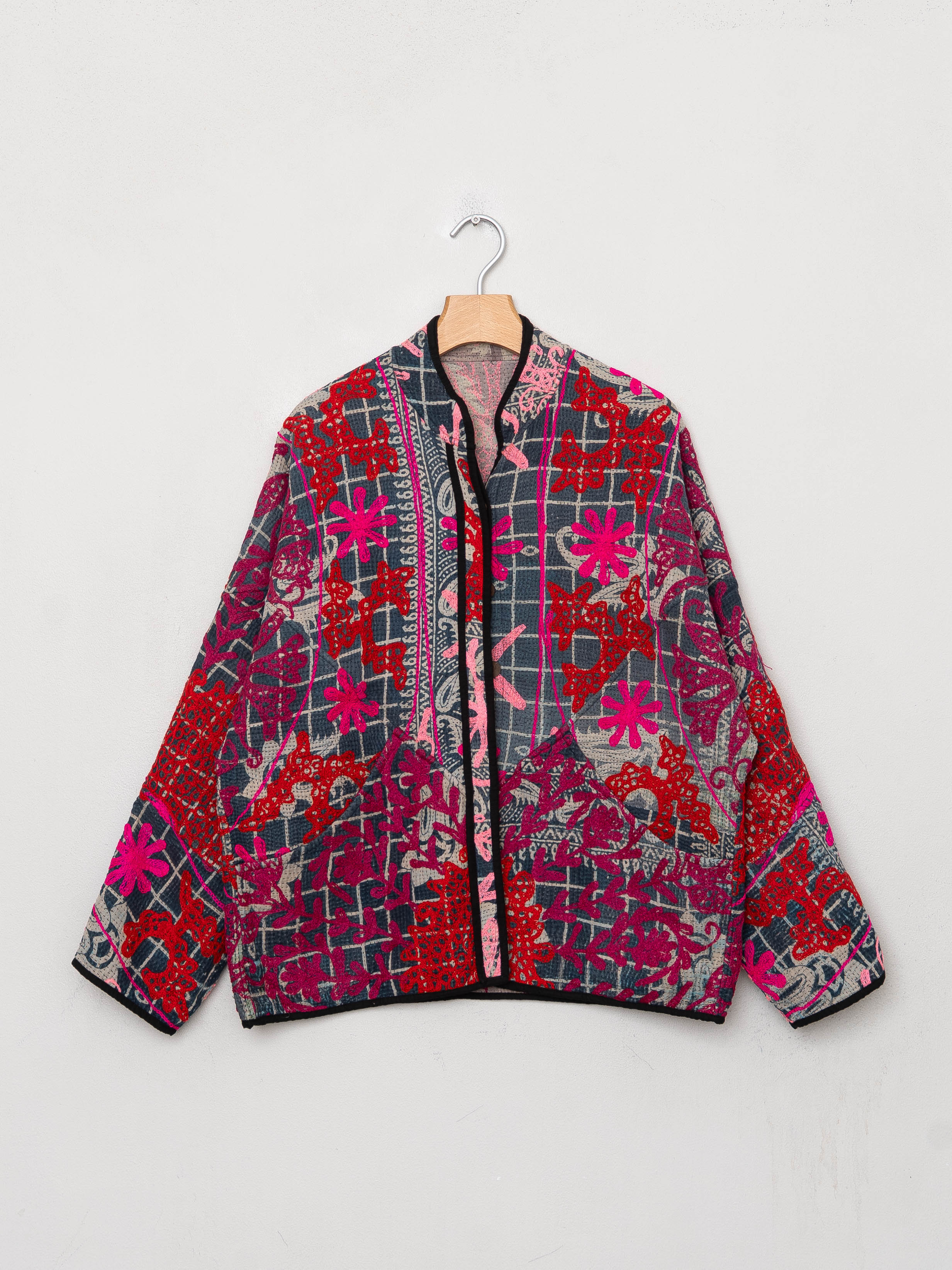 The Ladhiya Suzani Quilted Kantha Jacket