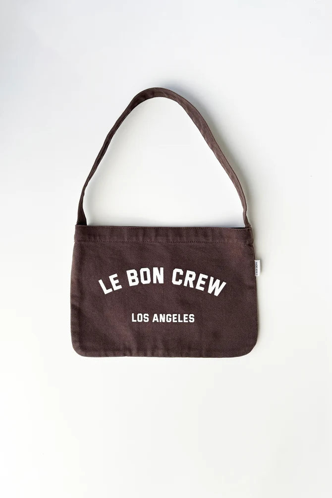 Petite Happy Carry Bag | Coal & White - Umber & White