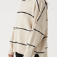Harper Stripe Sweater | Sand + Black