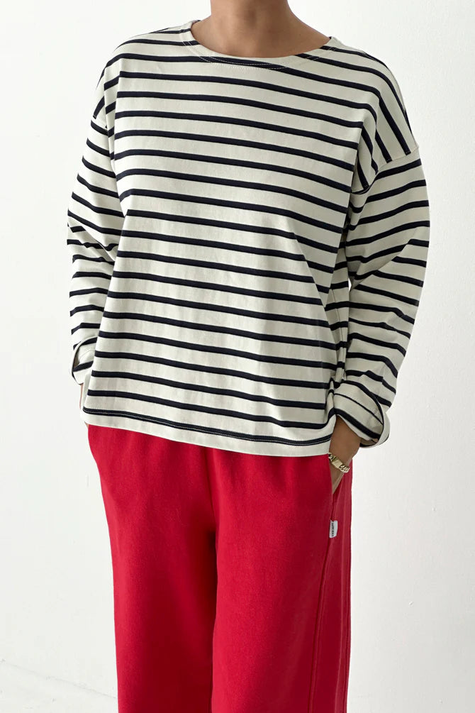 Sailor Top | Navy Stripe