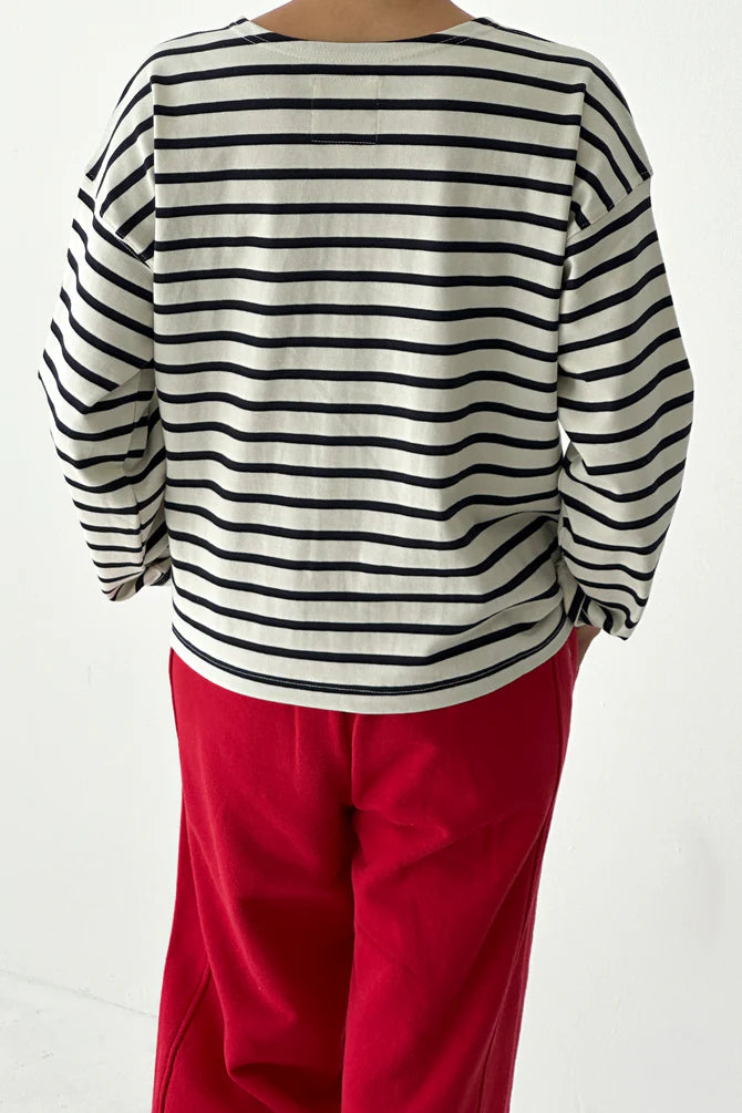 Sailor Top | Navy Stripe