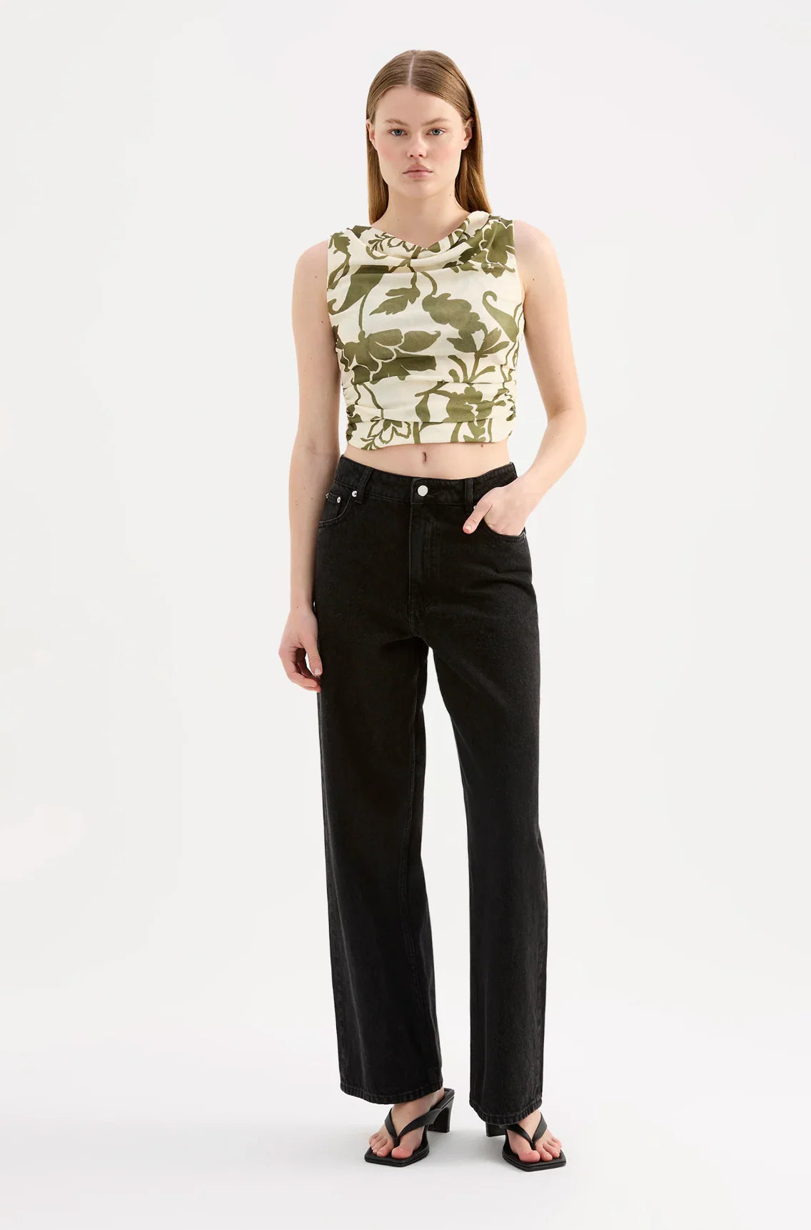 Dahlia Mesh Top | Green