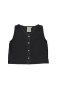 Skyline Summer Denim Vest | Black Indigo