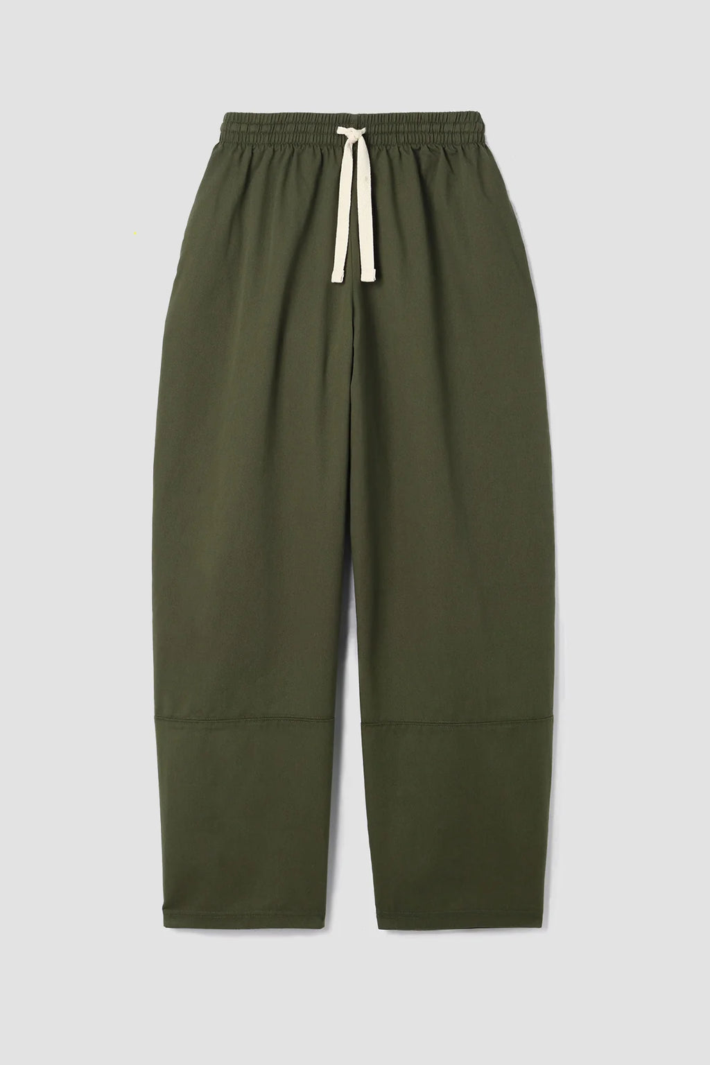 Sofia-Jane Organic Cotton Trousers | Olive