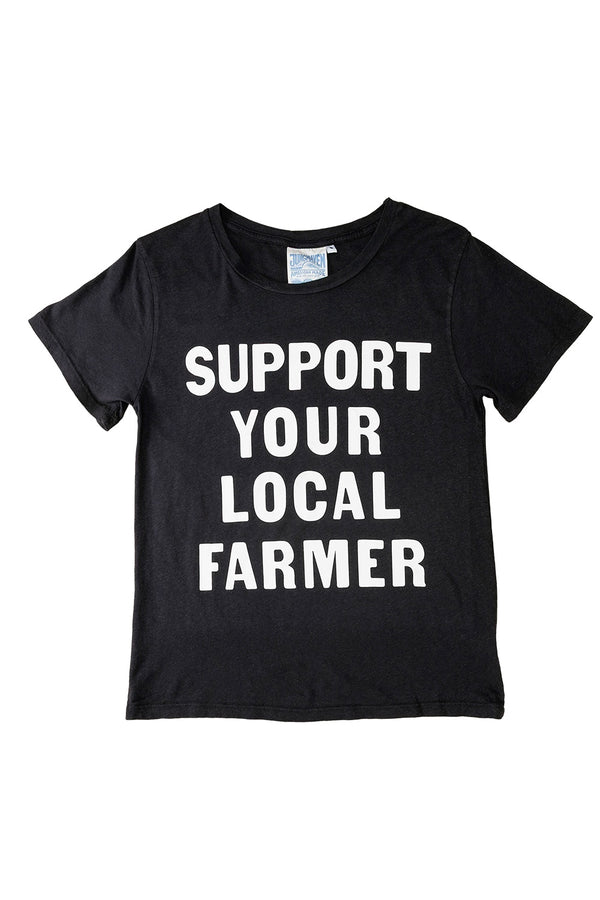 Support Your Local Farmer Ojai Tee | Black