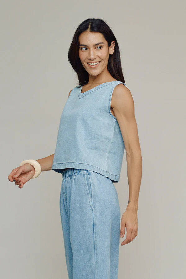 Teton Summer Tank | Medium Denim