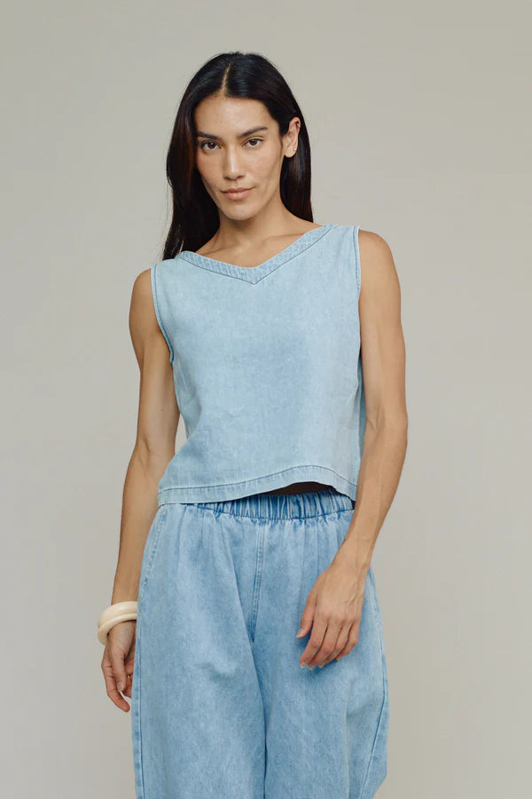 Teton Summer Tank | Medium Denim