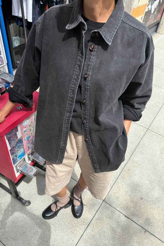 Theo Jacket | Black Denim