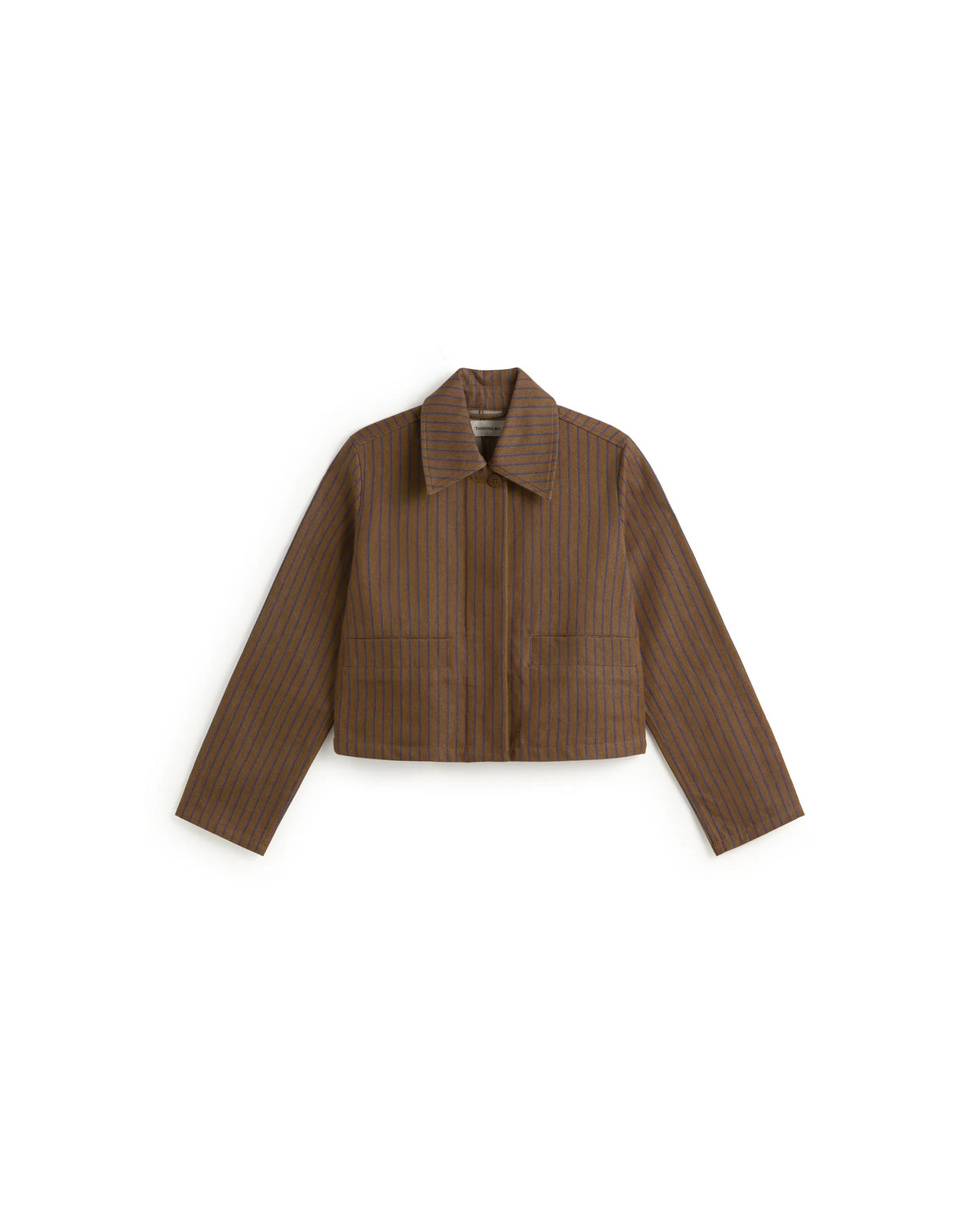 Astrid Jacket | natural dyes | brown striped