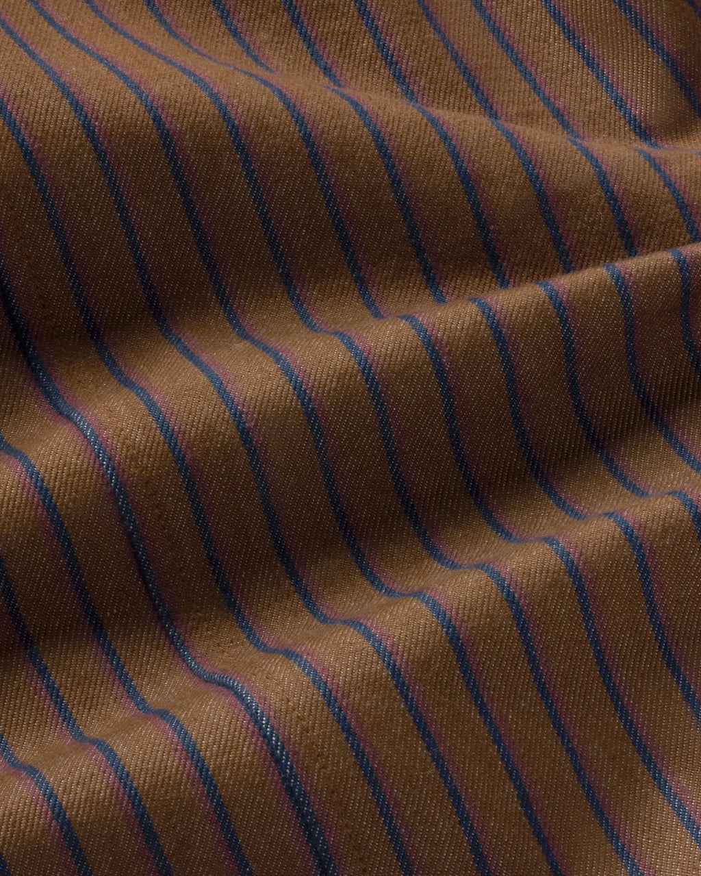 Astrid Jacket | natural dyes | brown striped