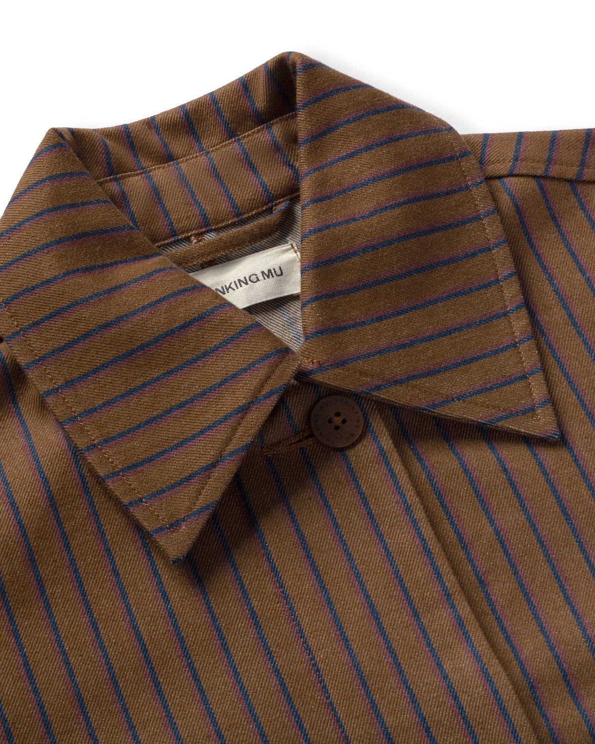 Astrid Jacket | natural dyes | brown striped