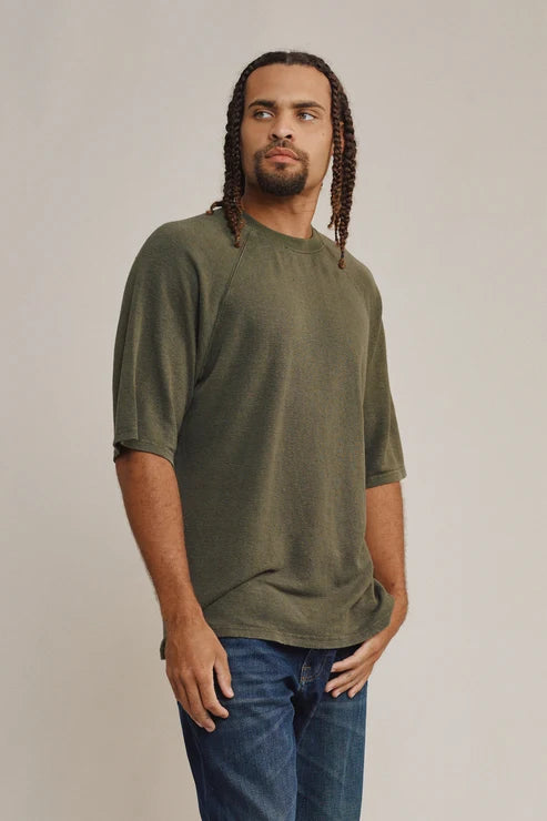 Woodstock Raglan Tee | Coffee Bean