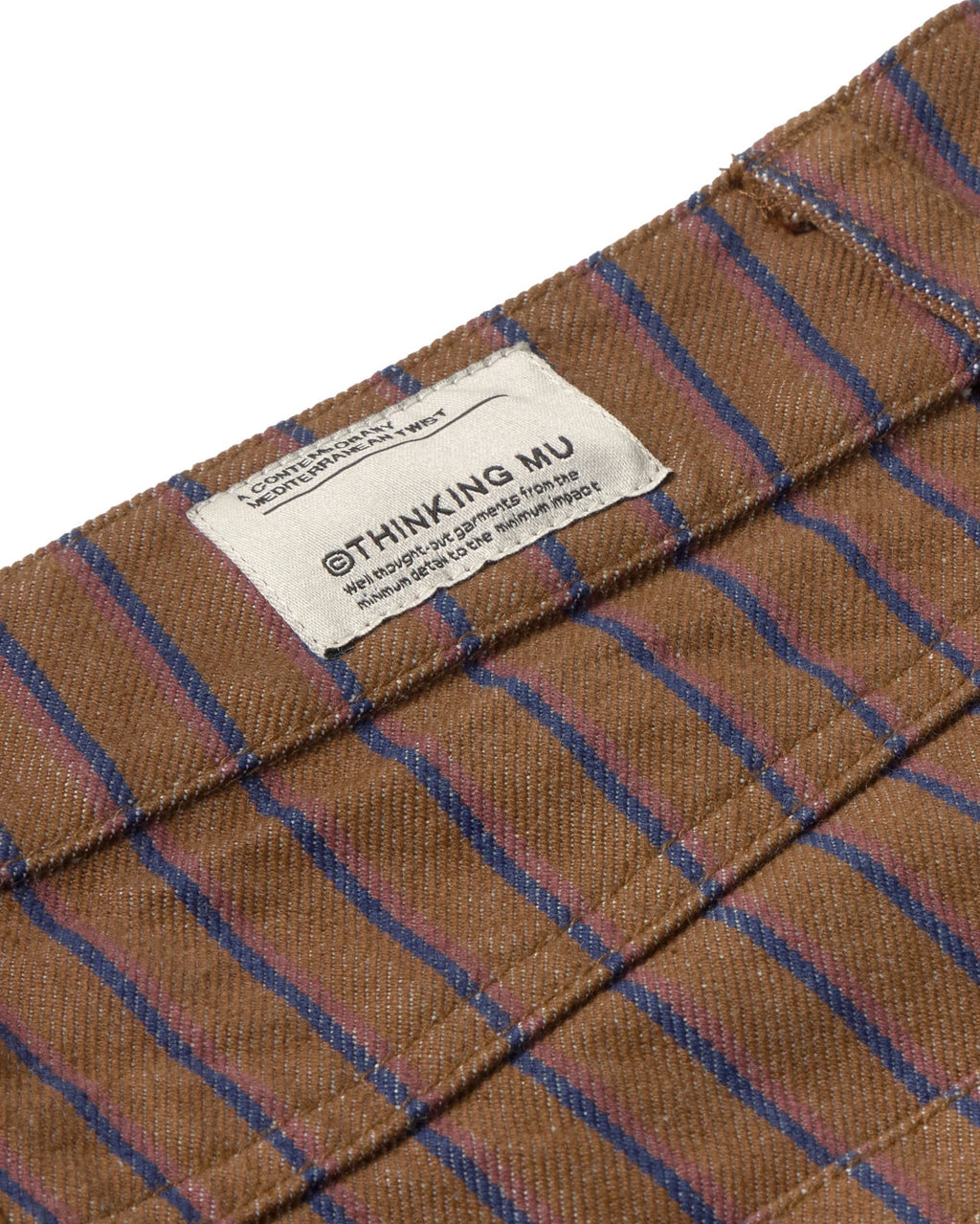 Albin Kettan Pants | natural dyes | brown stripes