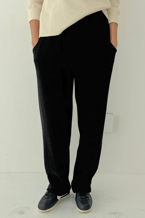 Waffle Lo Pants | True Black