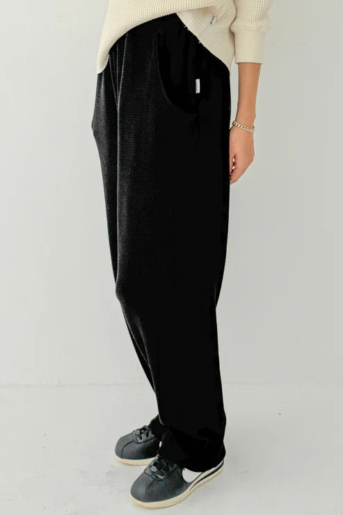 Waffle Lo Pants | True Black