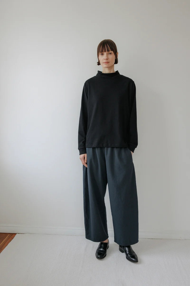 Wide Twill Trouser | Mineral