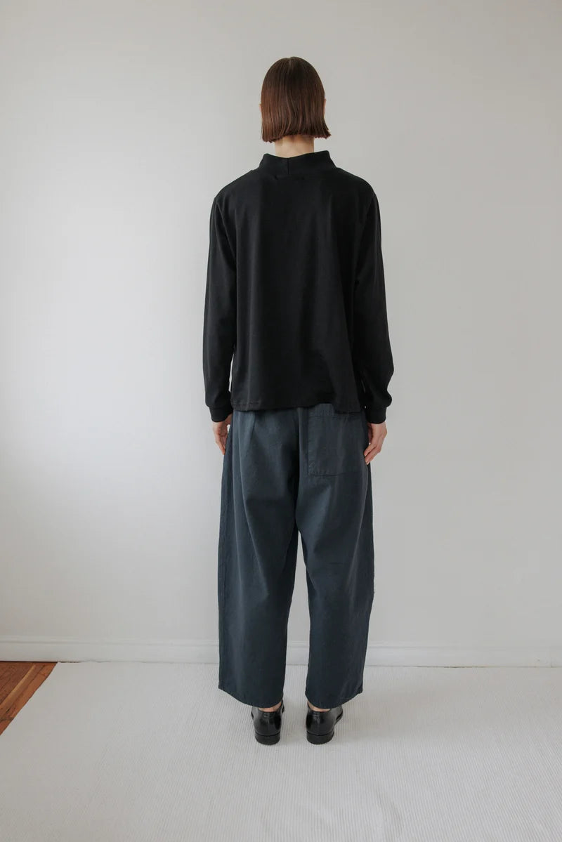 Wide Twill Trouser | Mineral