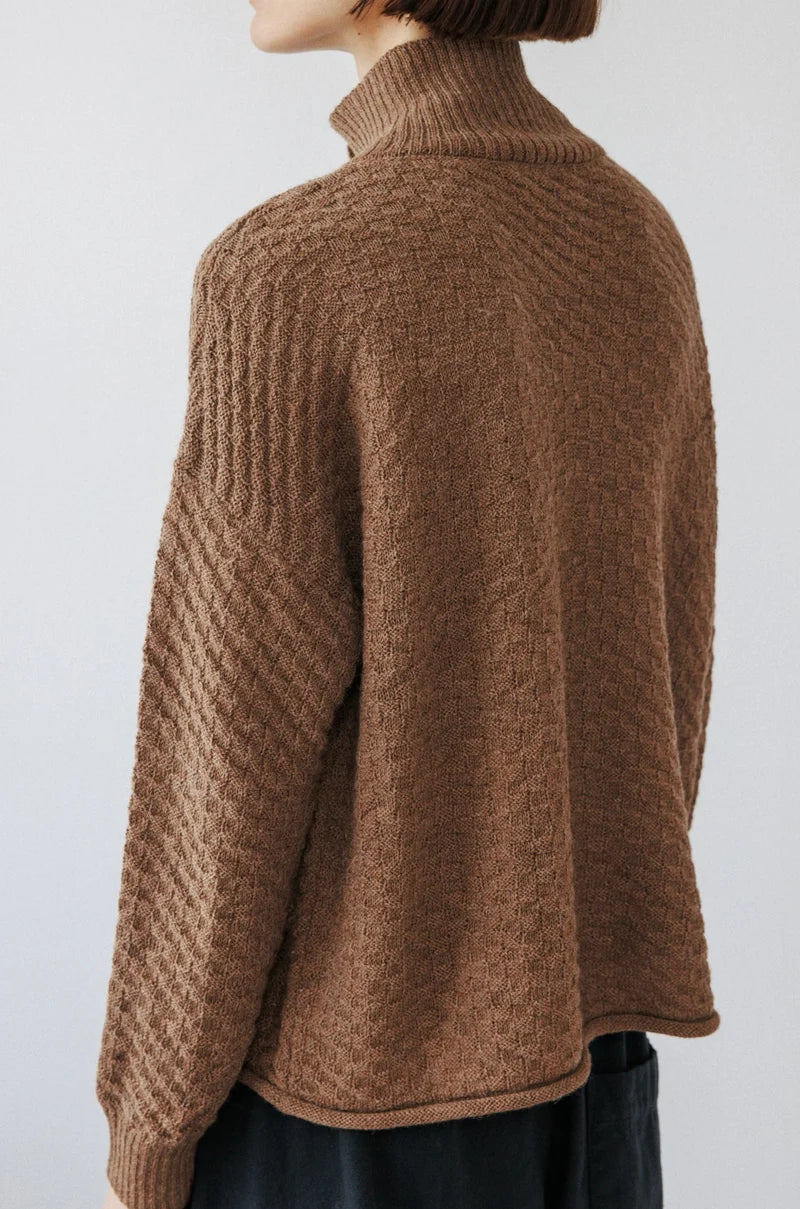 Lattice Henley | Camel