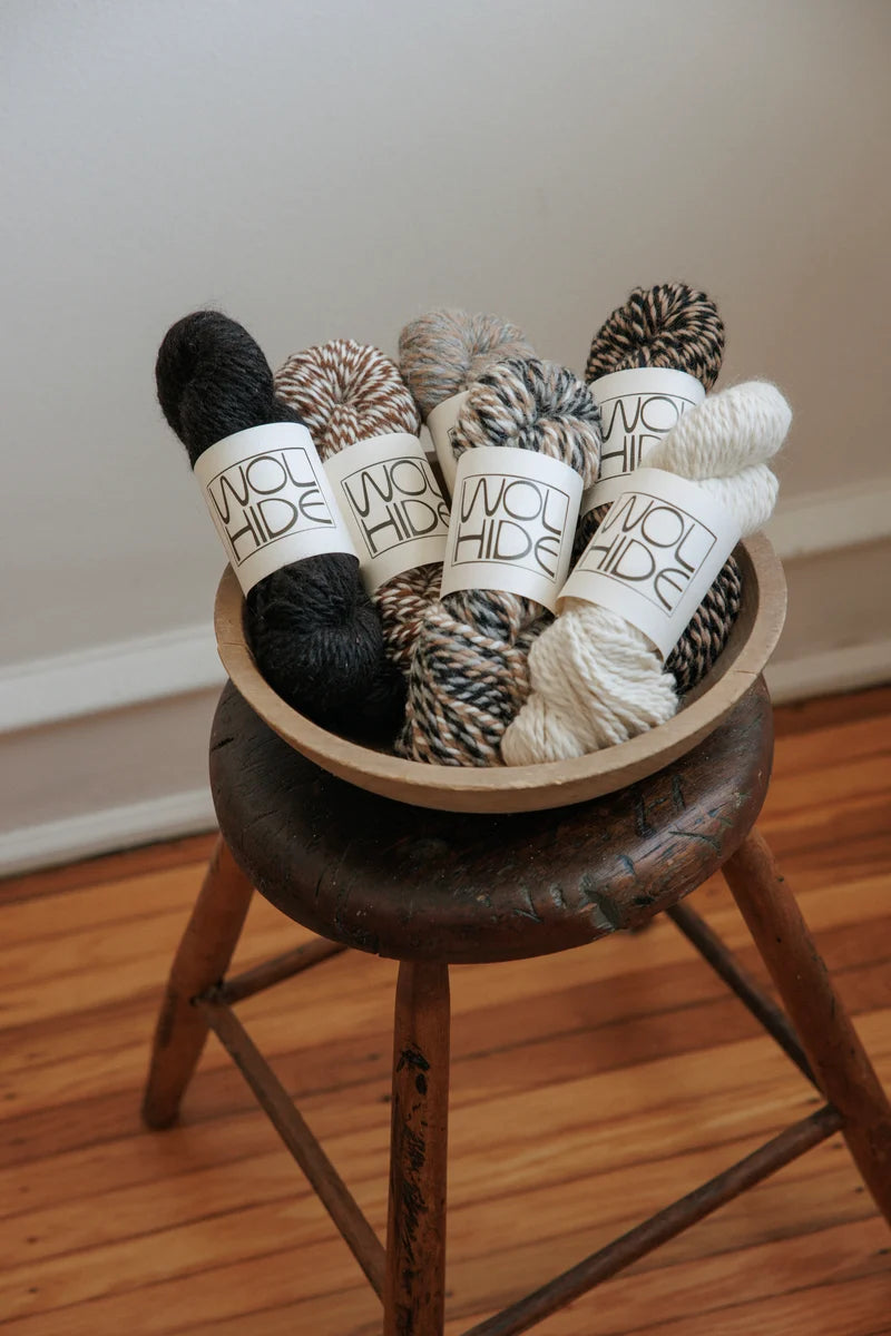 Knit Kit | Triangle Scarf | Ecru