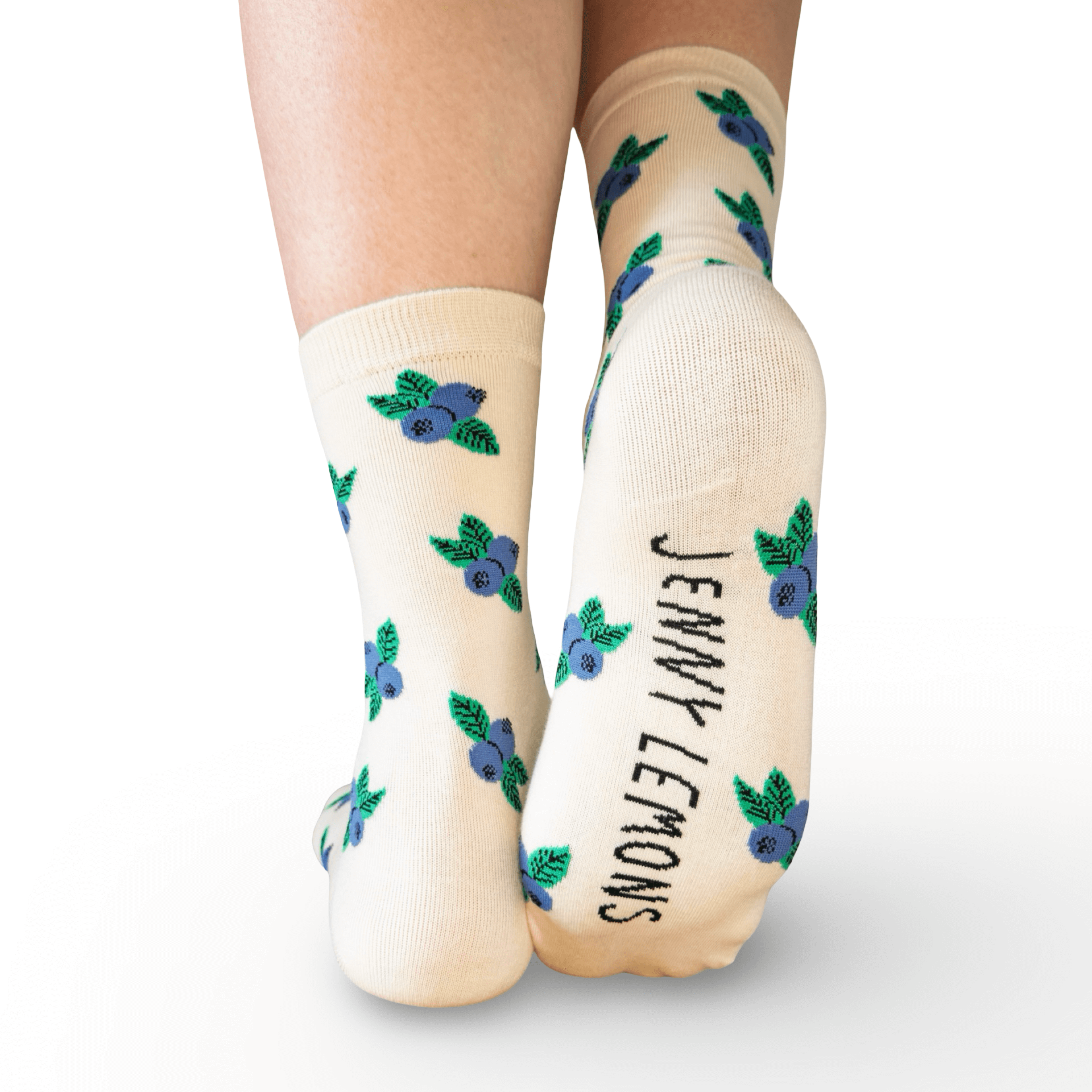 Blueberry Crew Socks