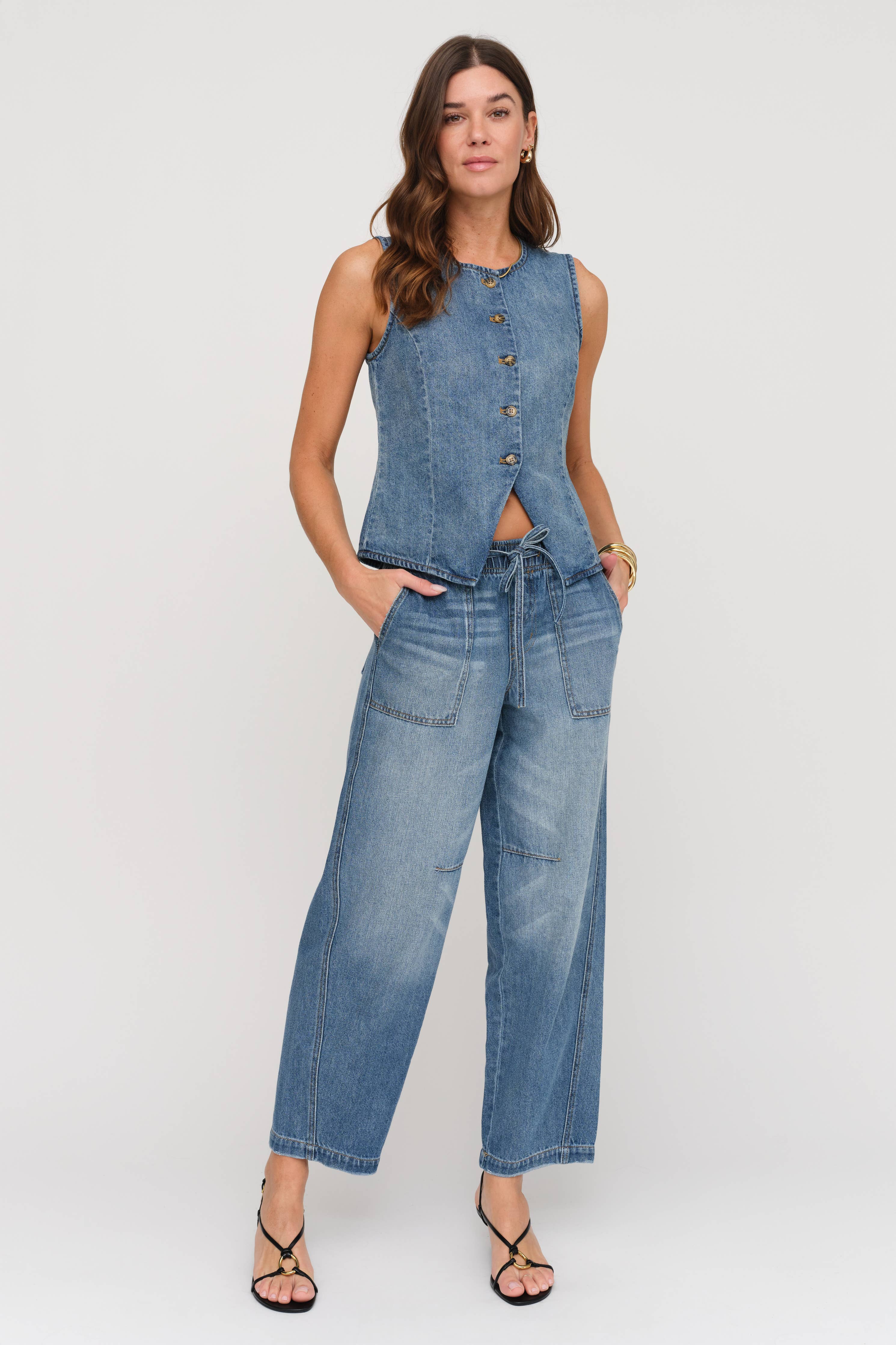 Willow High Rise Barrel Jean, Classic Vintage