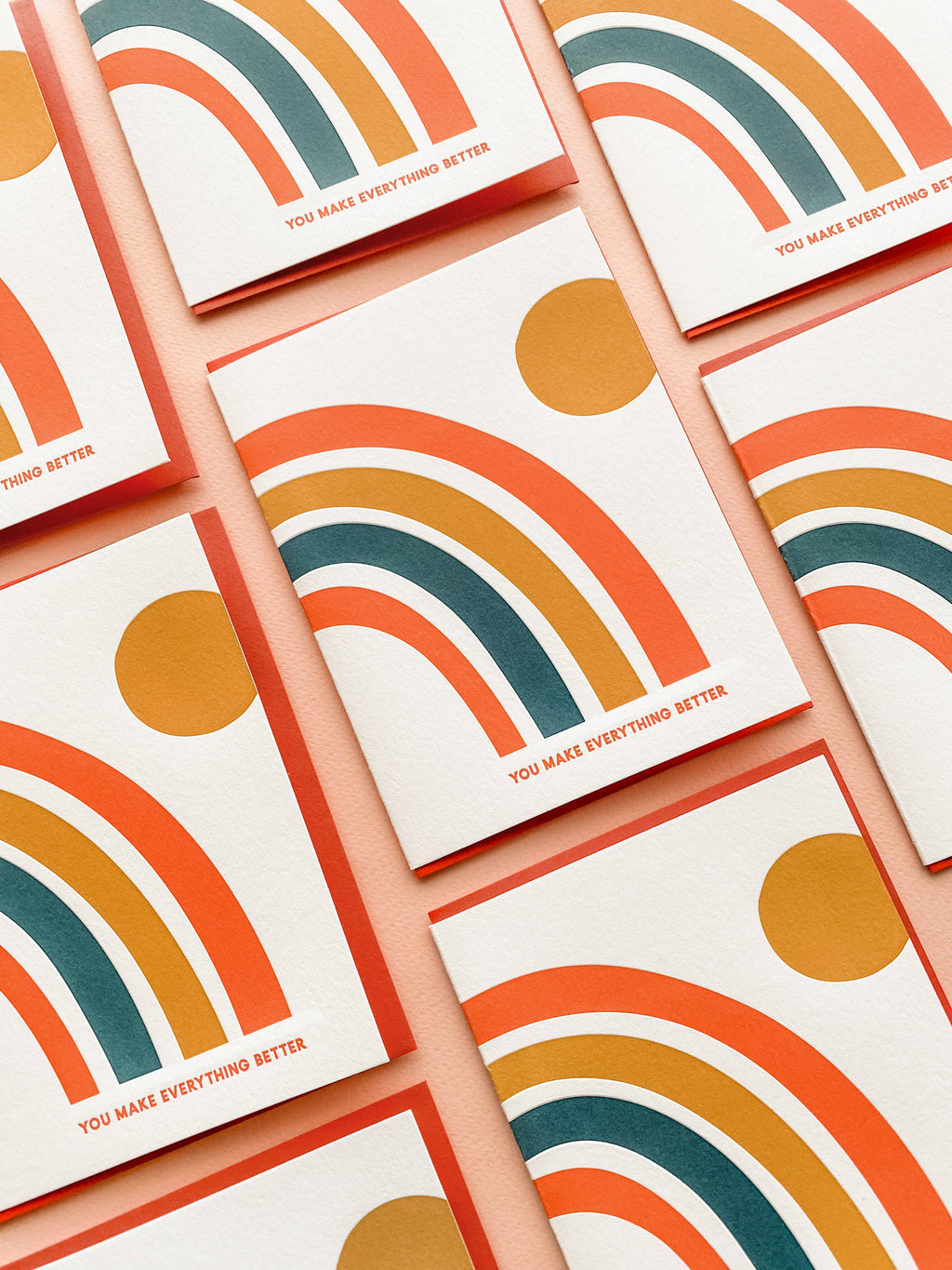 Everything Better - Letterpress Friendship Card