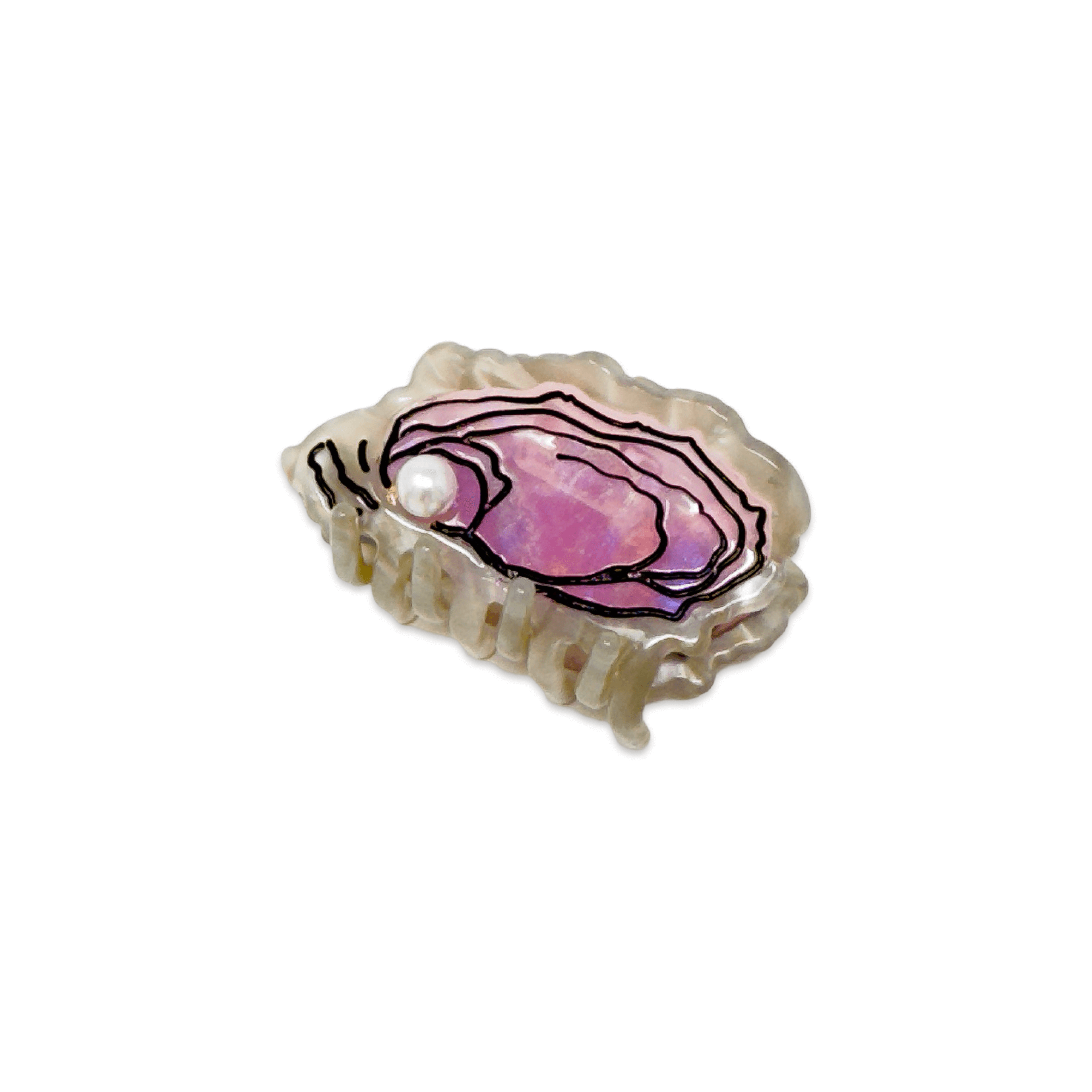Mini Oyster Hair Claw Clip