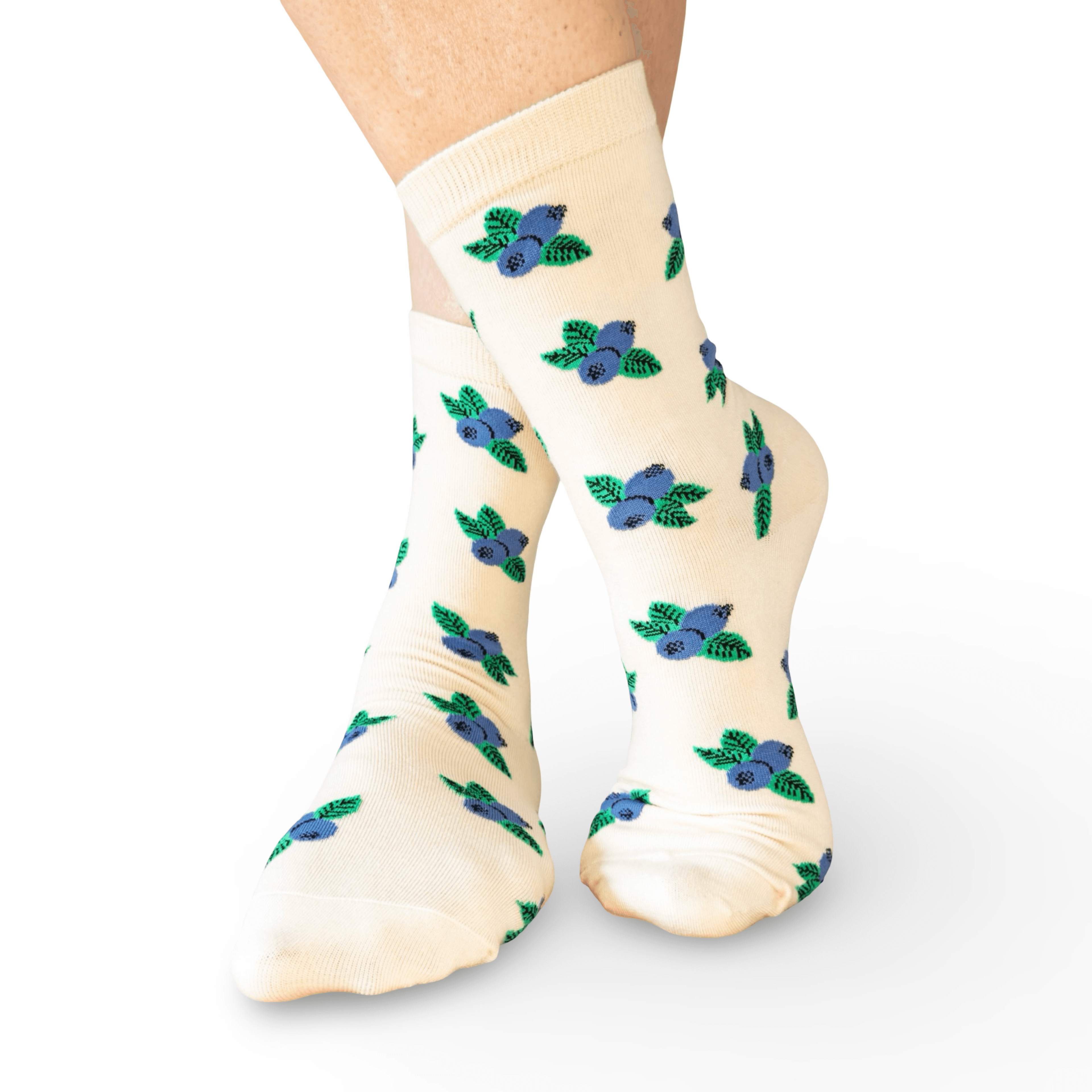 Blueberry Crew Socks