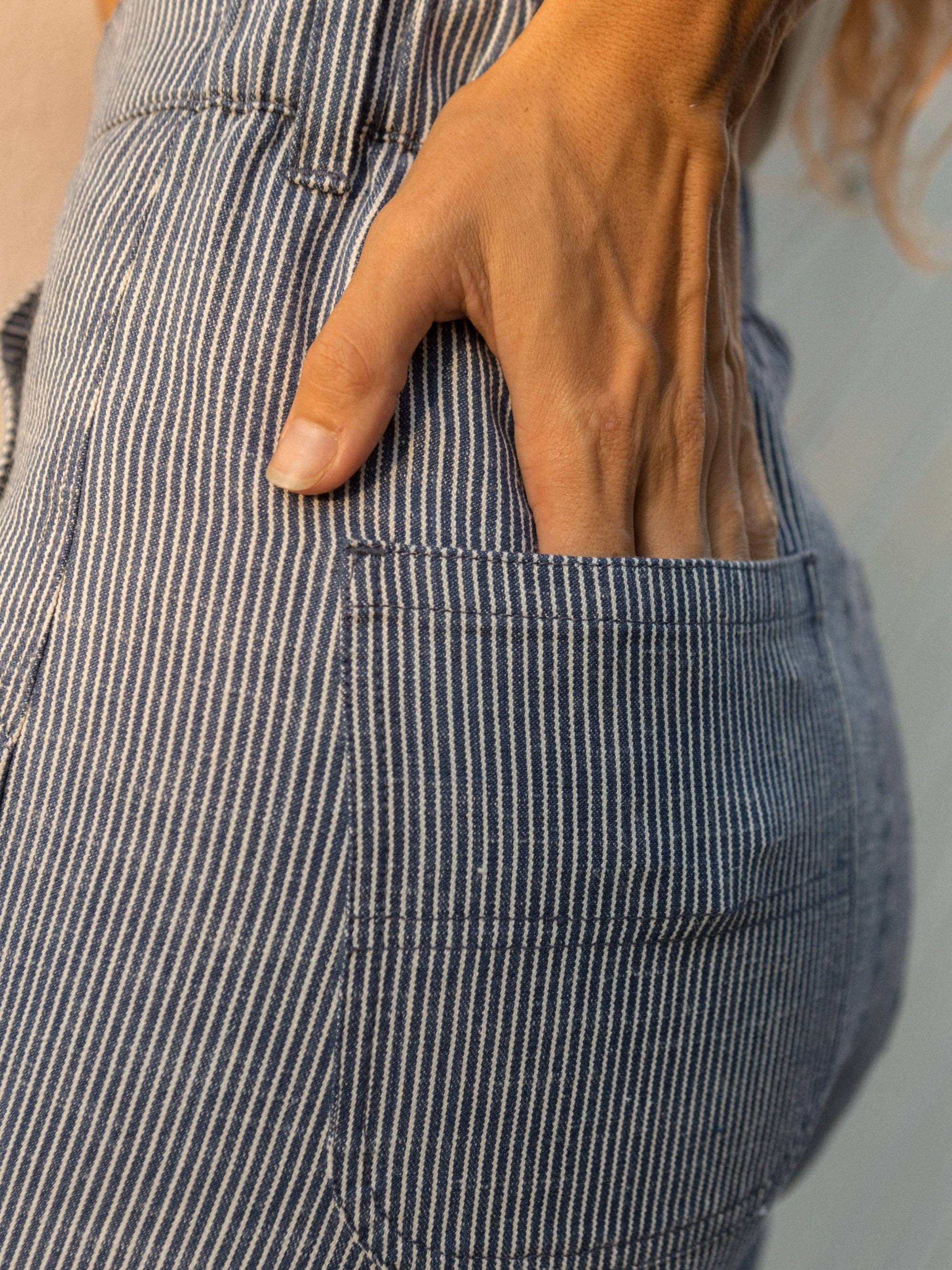 Painter Pants: Railroad Stripe
