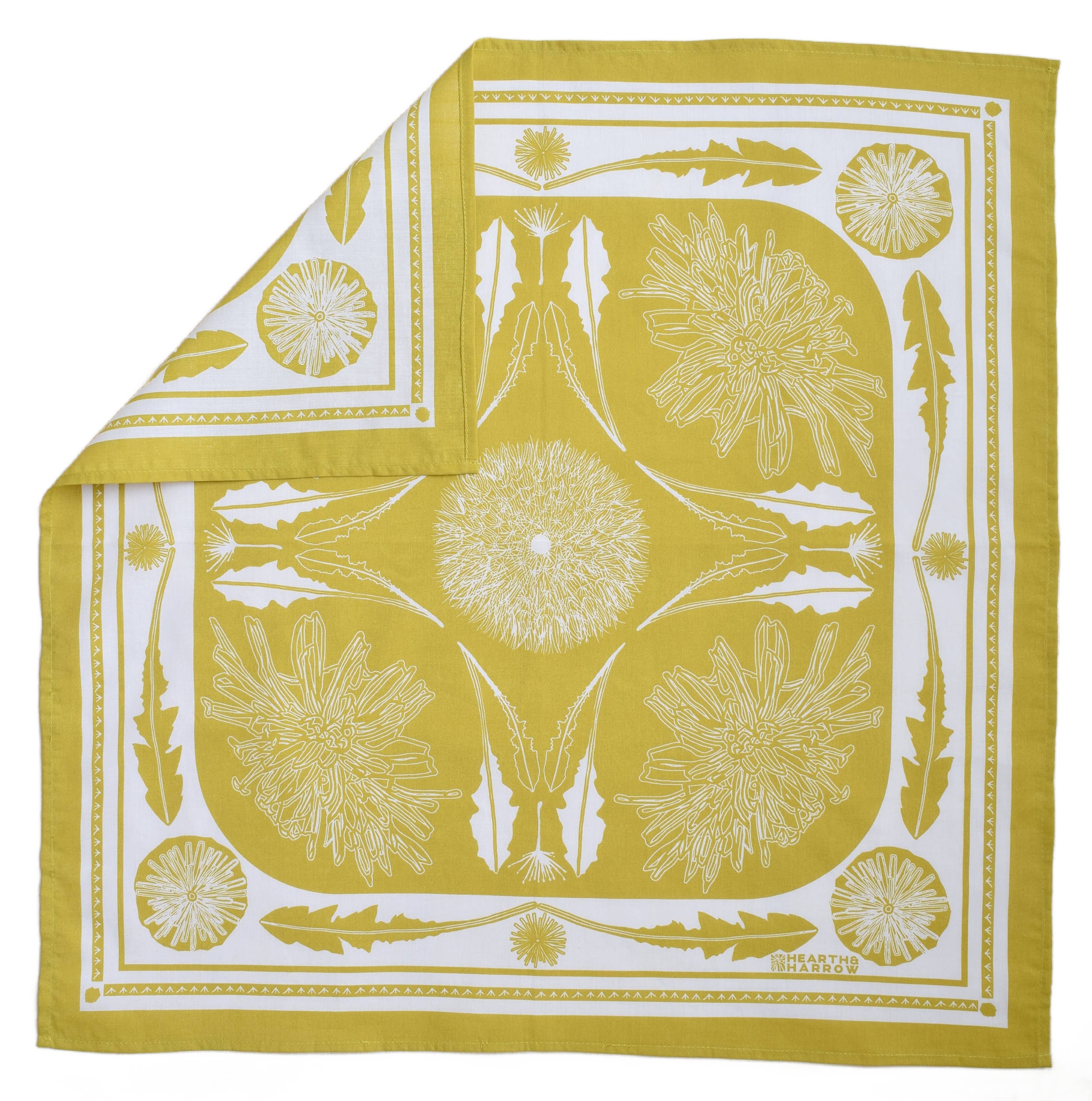 Dandelion Bandana | Mustard Yellow