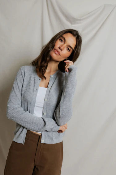 ada pointelle cardigan