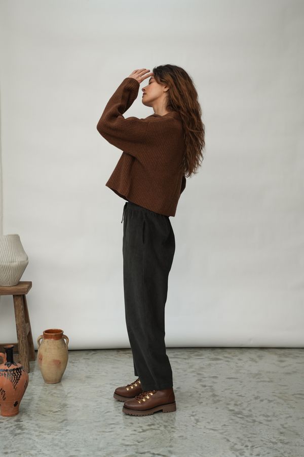 LEO | Recycle Wool Sweater | Tan Marl
