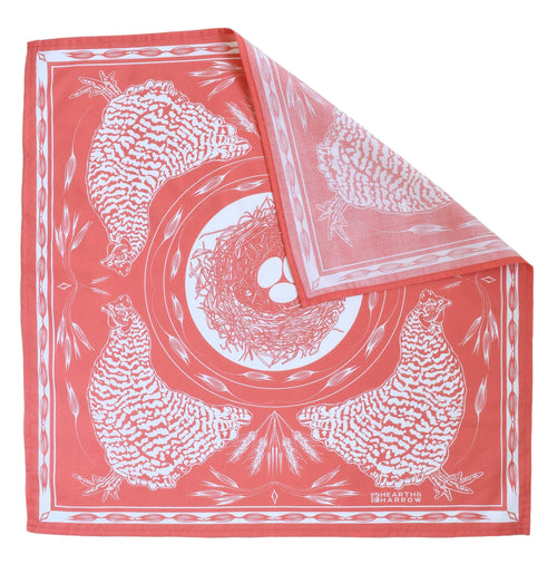 Chicken Bandana - 100% Cotton - Nautical Print - Hanky Ascot