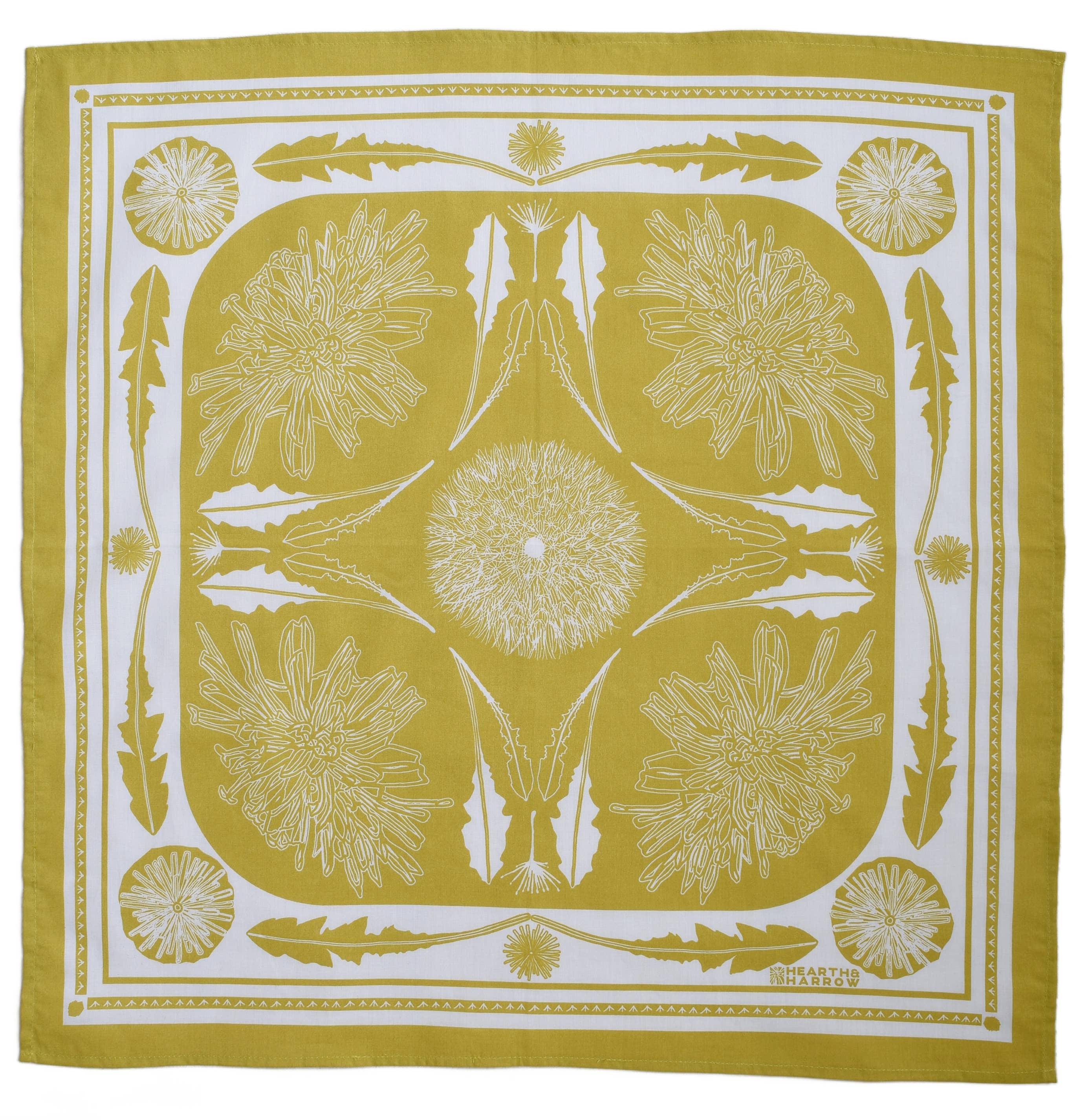 Dandelion Bandana | Mustard Yellow