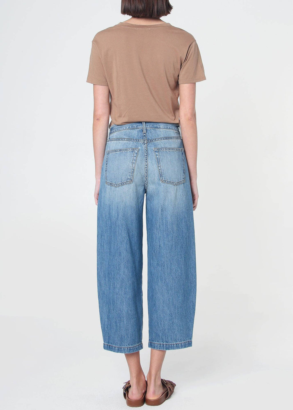 Adeline Cropped Barrel Jean- Fargo: Fargo