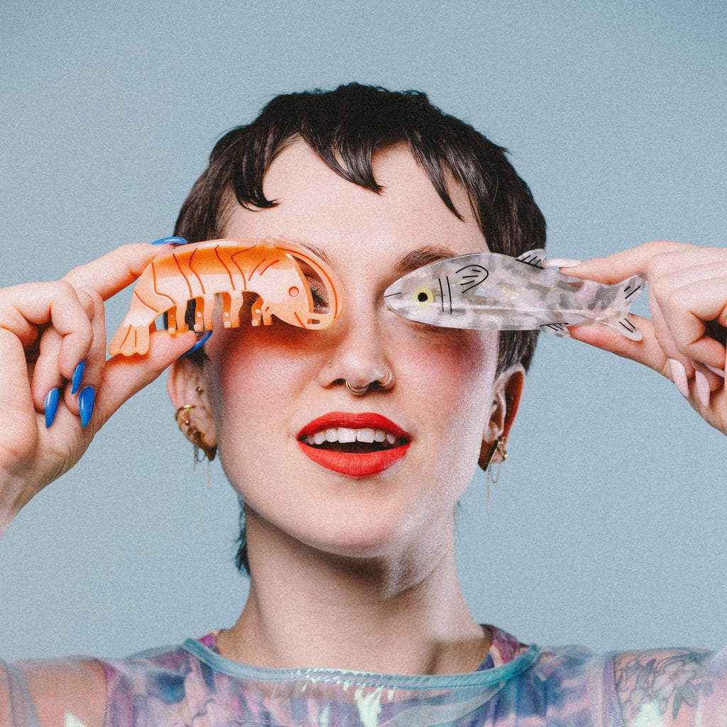 Large Sardine Hair Claw Clip