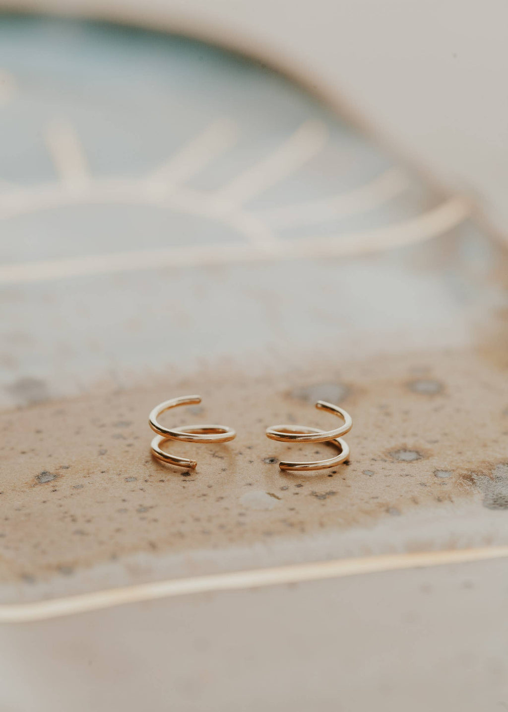 Tiny Twist Earrings | 14kt Gold Fill + Sterling Silver: Larger - 8MM / Classic