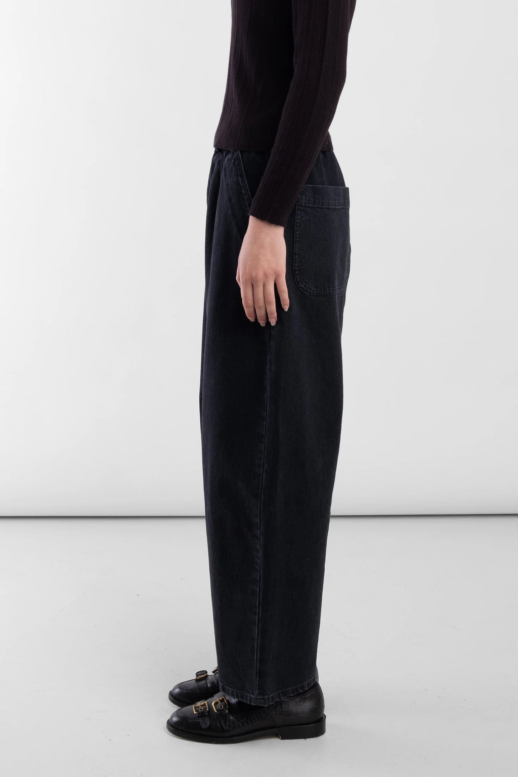 Barrel Pant | Faded Black