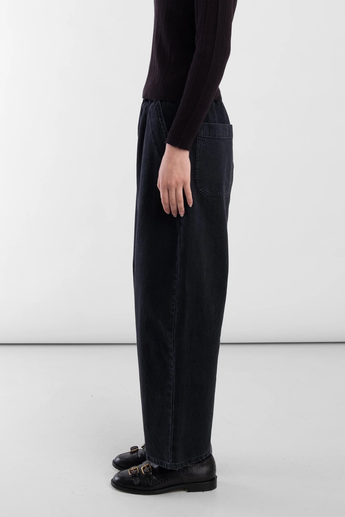 Barrel Pant | Faded Black