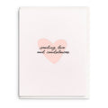 Sending Love - Letterpress Sympathy Greeting Card