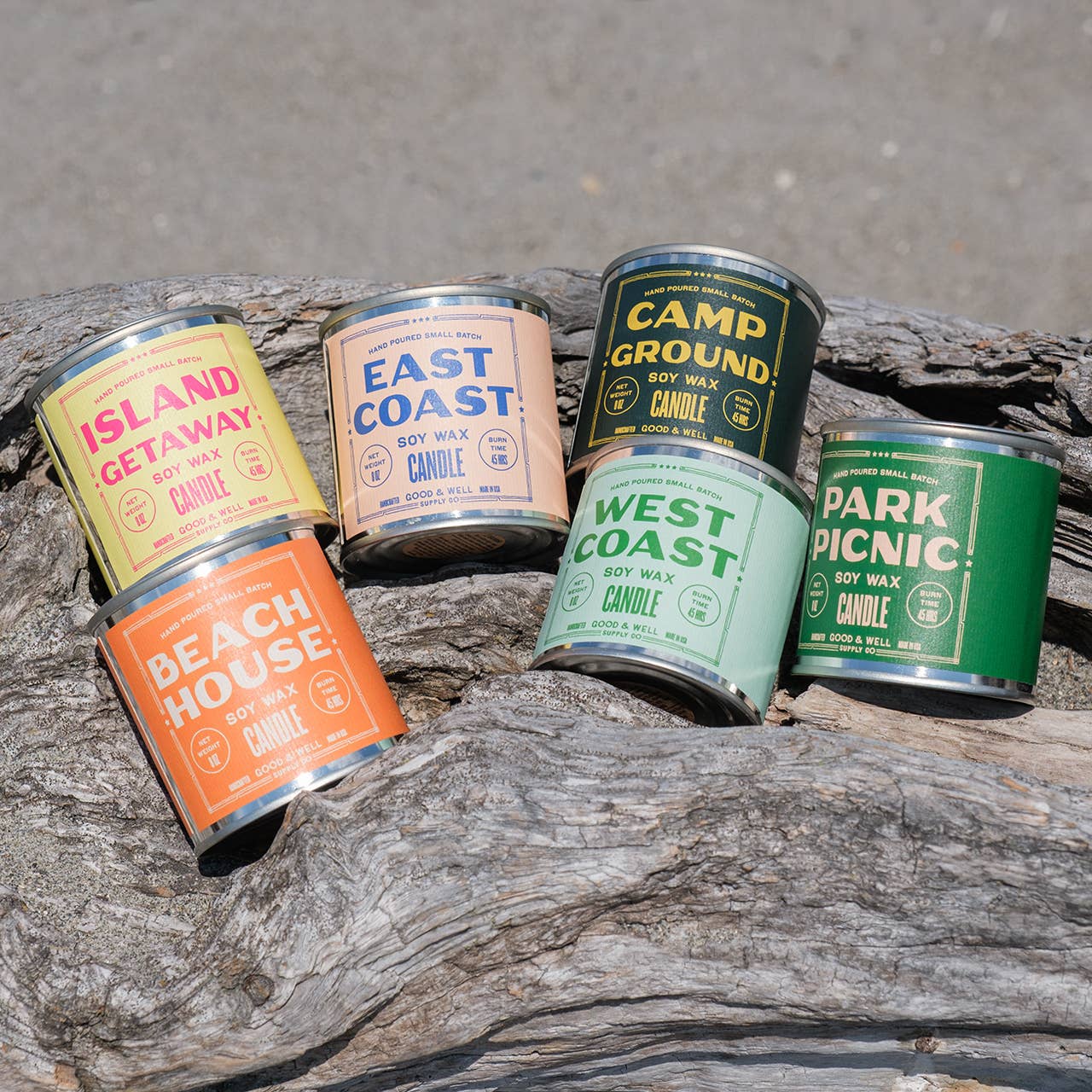 West Coast Soy Candle - Happy Place Collection