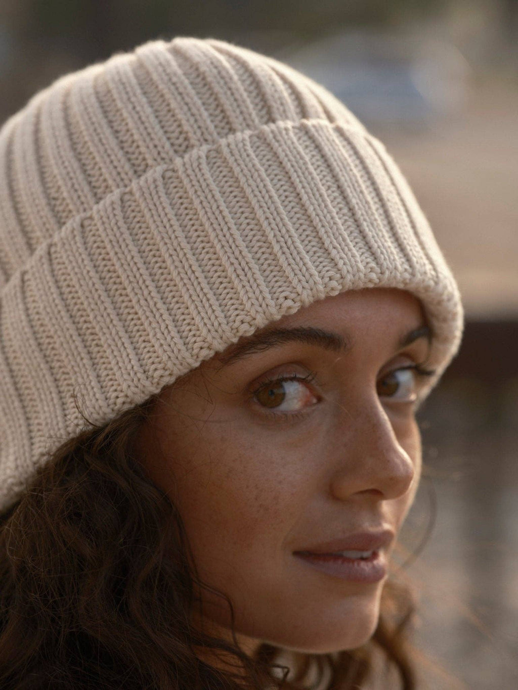 Sierra Beanie | Ecru