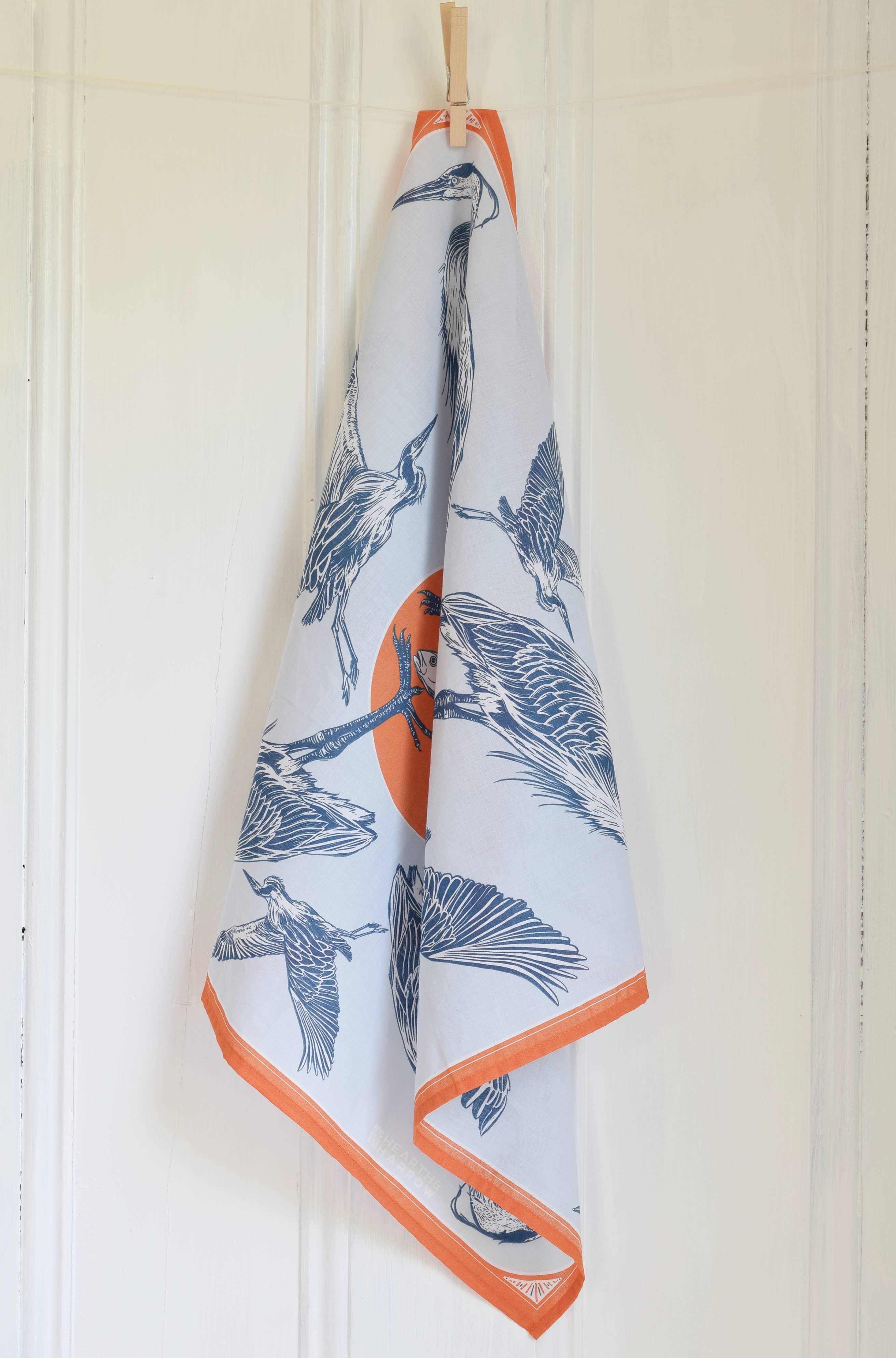 Blue Heron Bandana | Sea Bird Print