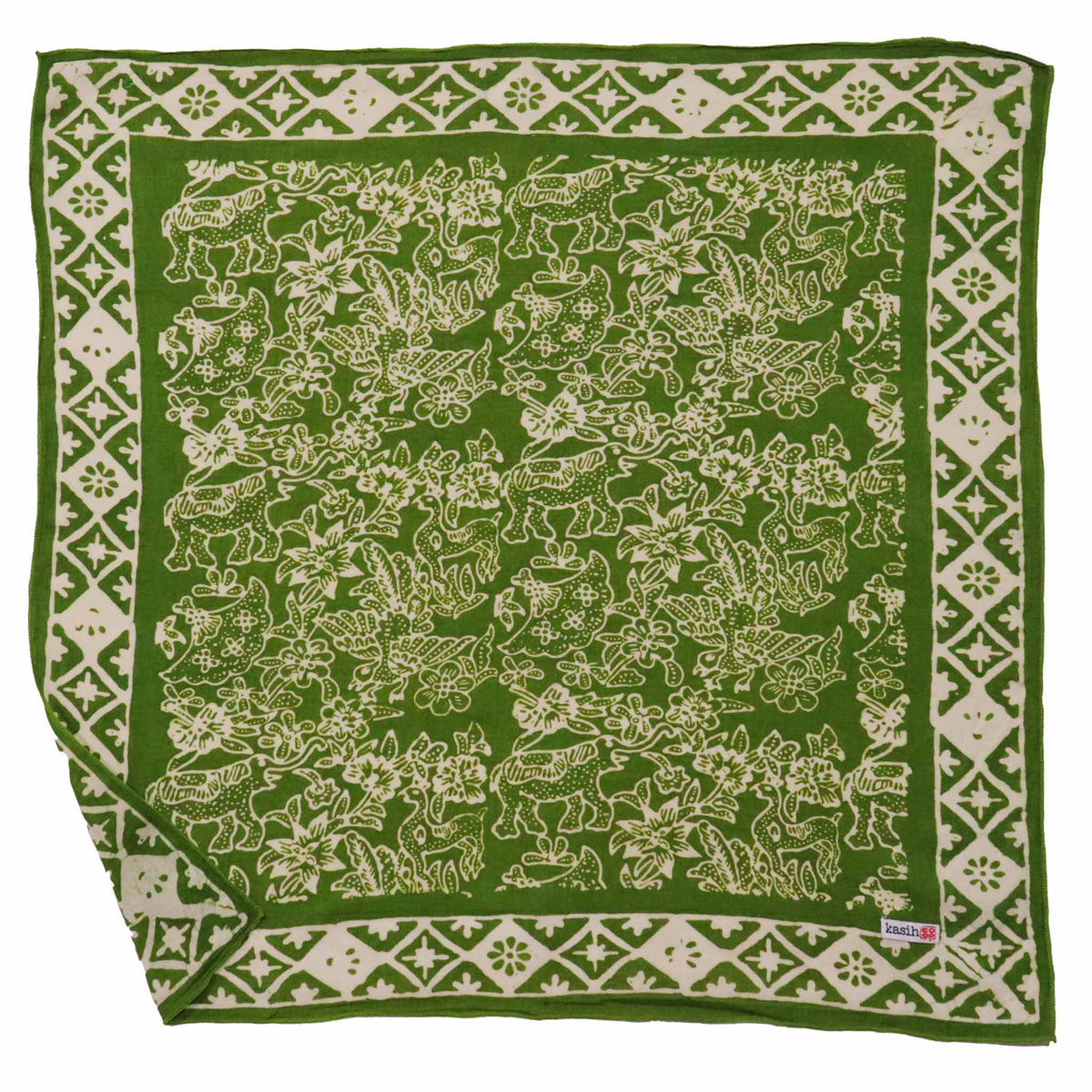 Hand Dyed Batik | Green Serenity