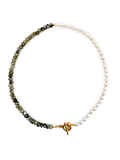 Harmony Pearl & Labradorite Gemstone Necklace