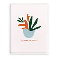 New Roots - Letterpress New Home Greeting Card