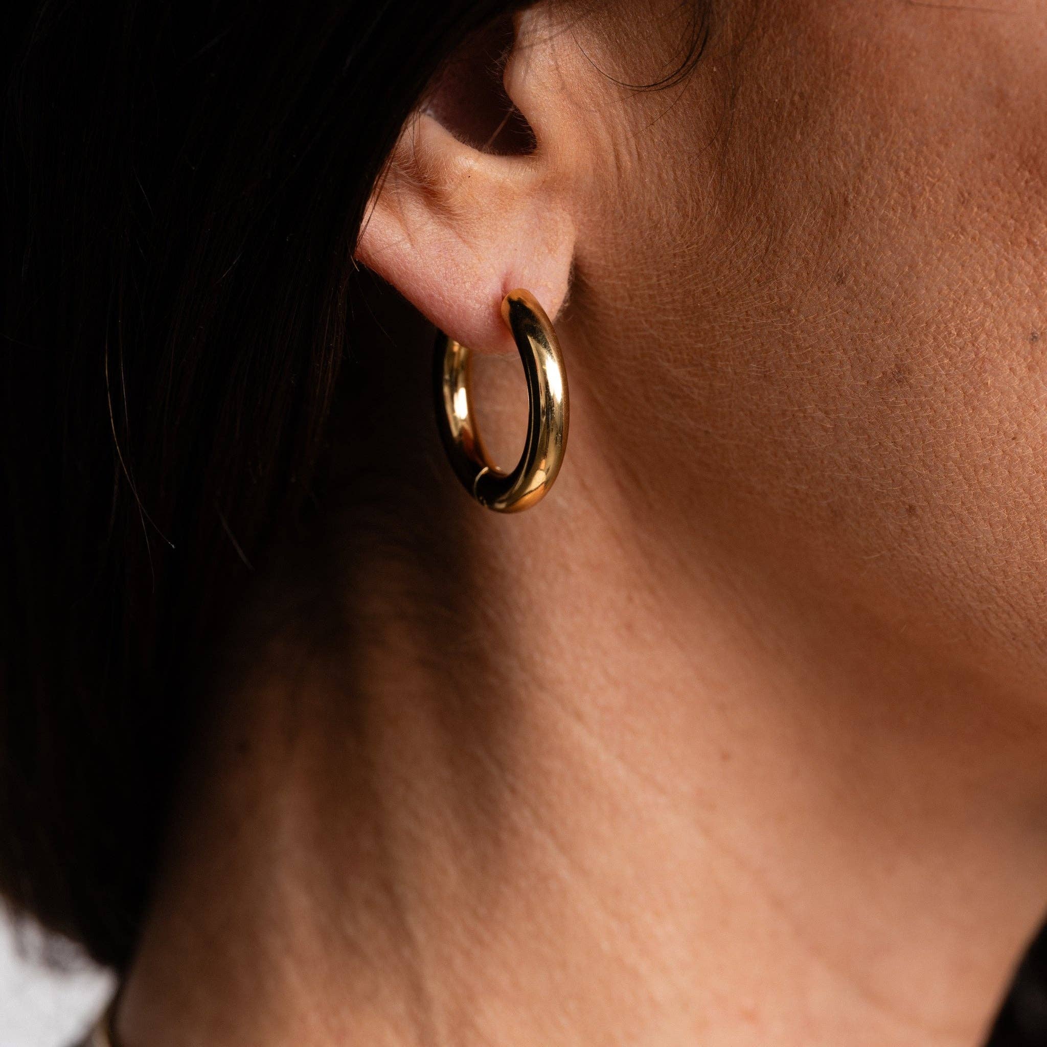 Jane Hoops | Gold