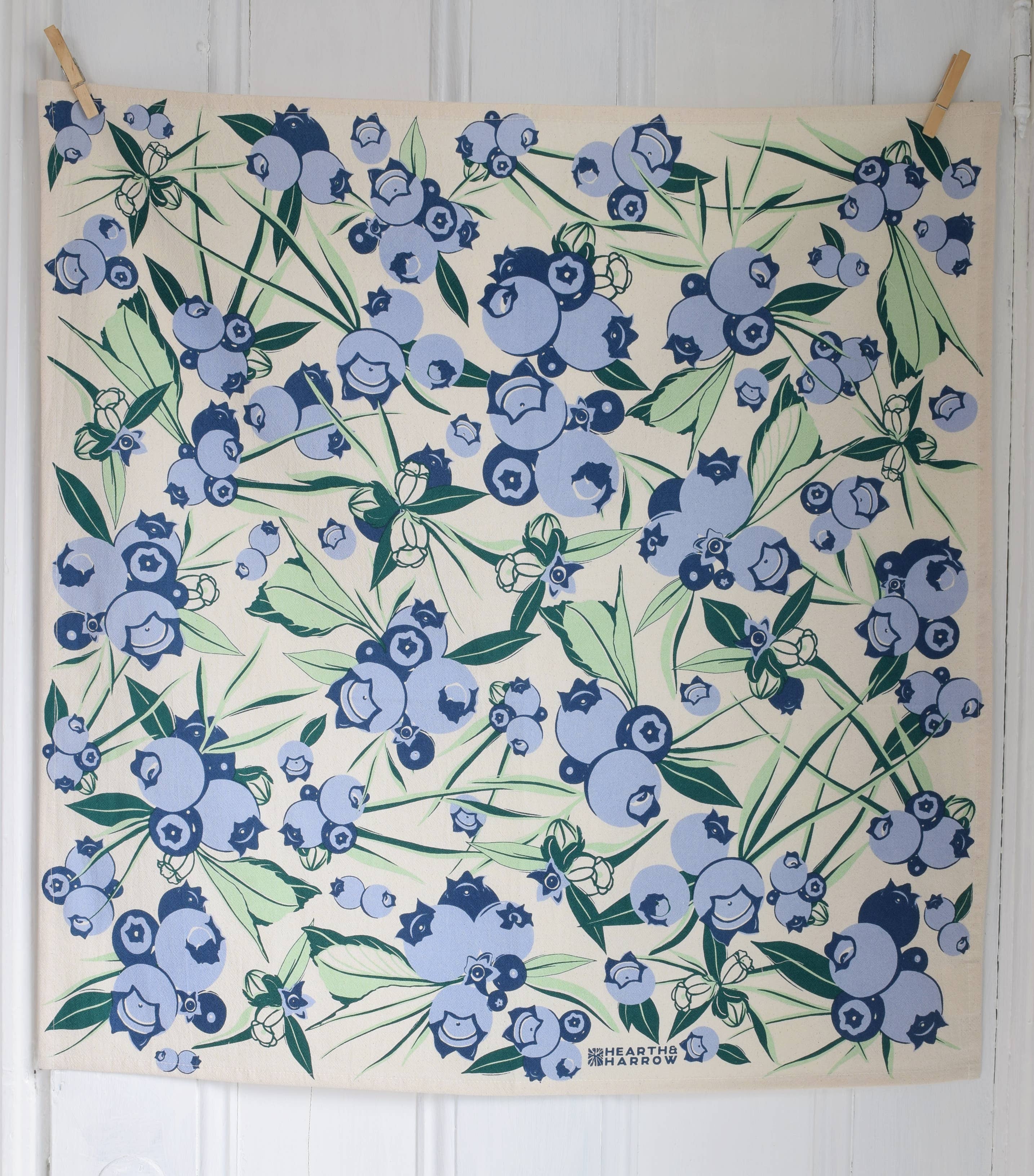 Wild Blueberry Towel - Organic Cotton - Oversized 30 x 30